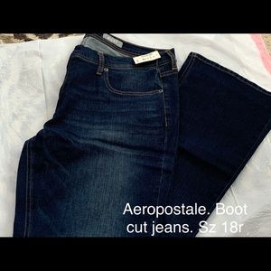 Boot cut style jeans